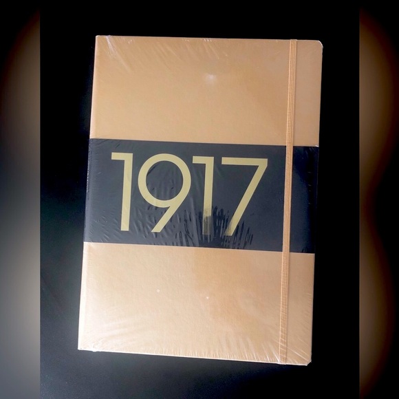 NWT Leuchtturm 1917 Metallic Gold Limited Edition A5 Hardcover Notebook - Picture 3 of 8